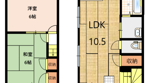 光ハイツ七日市 302号室