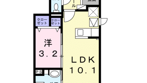 井原市井原町　コート エスポア 101号室