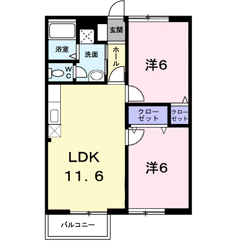 井原市高屋町　ニューコーポ高屋　Ｂ201号室