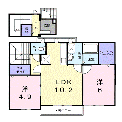 井原市木之子町　カーサ　エスペリオ202号室