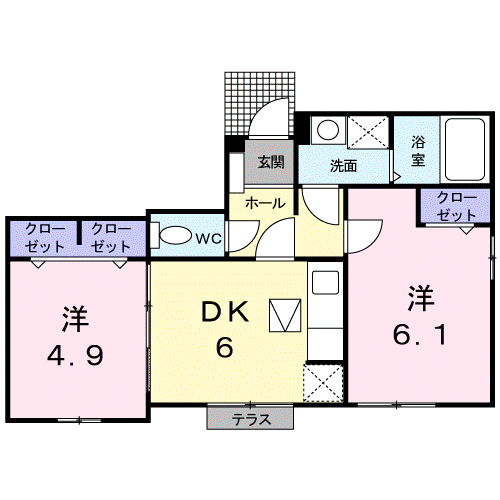 井原市木之子町 カーサエクスペリオ 101号室