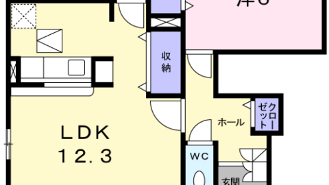 井原市下出部町 フランドゥーボナール101号室