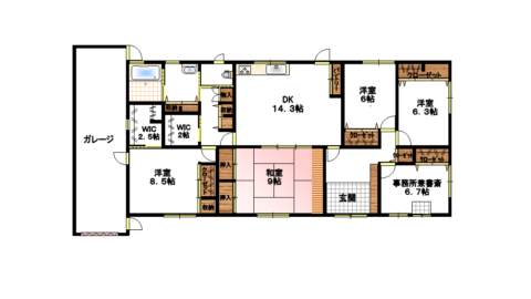 井原市西江原町 中古住宅 3,800万円