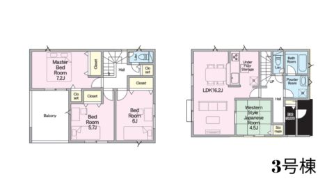七日市町 新築分譲住宅 ３号棟