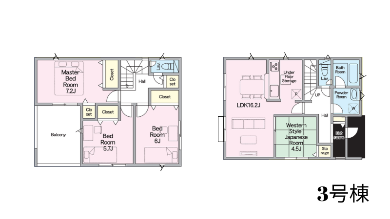 七日市町 新築分譲住宅 ３号棟
