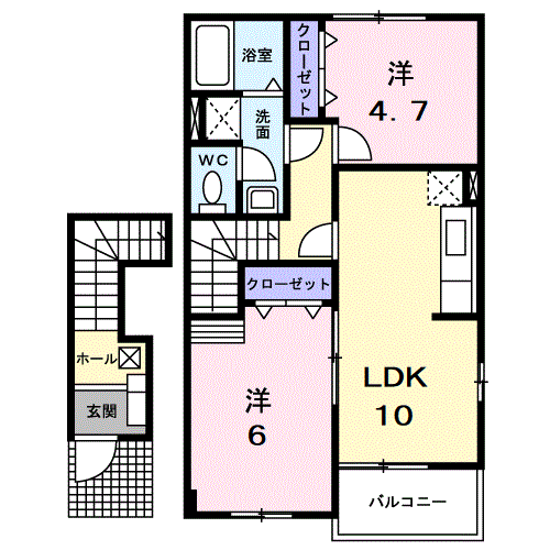 井原市木之子町 マッシュルームＢ203号室