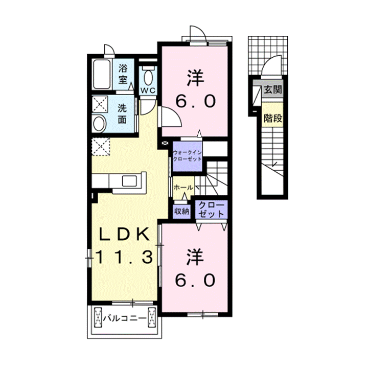 井原市七日市町 シュクルＢ203号室