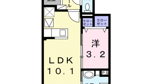 井原市井原町 コート エスポア 102号室