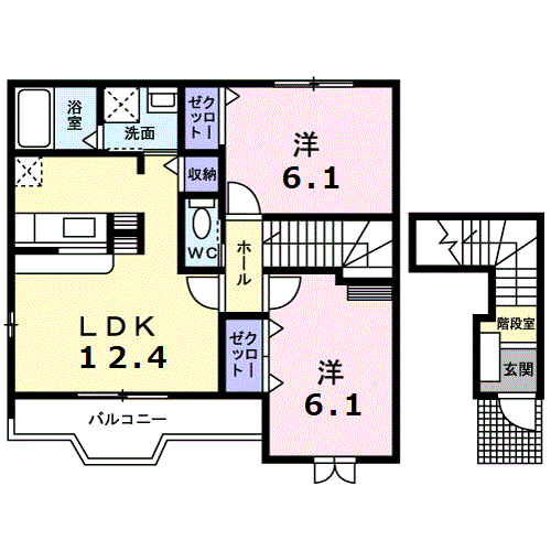 井原市井原町 クレストール森脇201号室