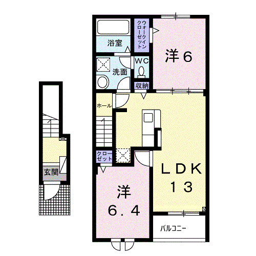 井原市下出部町 ニューライツ・Ｓ203号室
