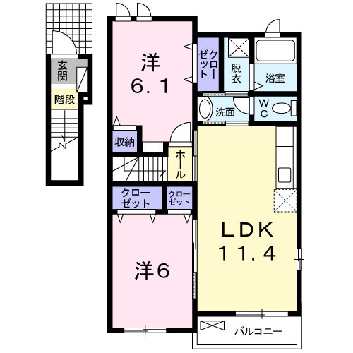井原市下出部町 ジェルメA201号室